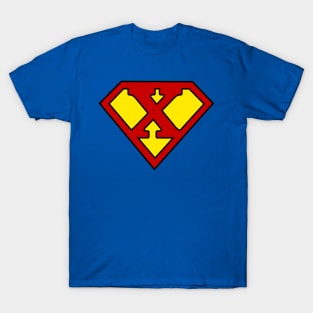 Superhero Symbol Letter X T-Shirt